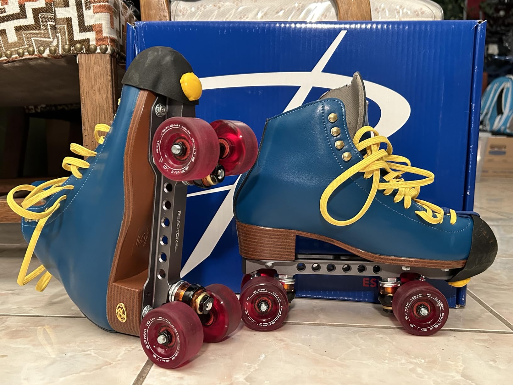 Riedell Crew Roller Skates for Women and Men | Colorful Outdoor Roller Skates, Moisture-Wicking Lining, High-Top Precision Fit, Hybrid Indoor/outdoor customer photo 1