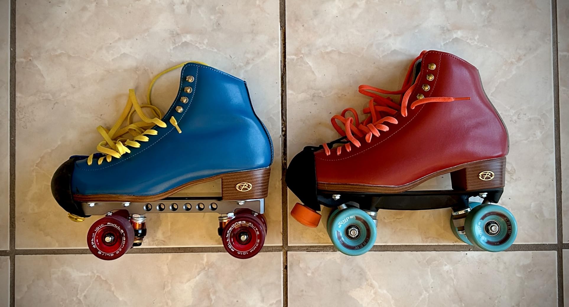 Riedell Crew Roller Skates for Women and Men | Colorful Outdoor Roller Skates, Moisture-Wicking Lining, High-Top Precision Fit, Hybrid Indoor/outdoor customer photo 1