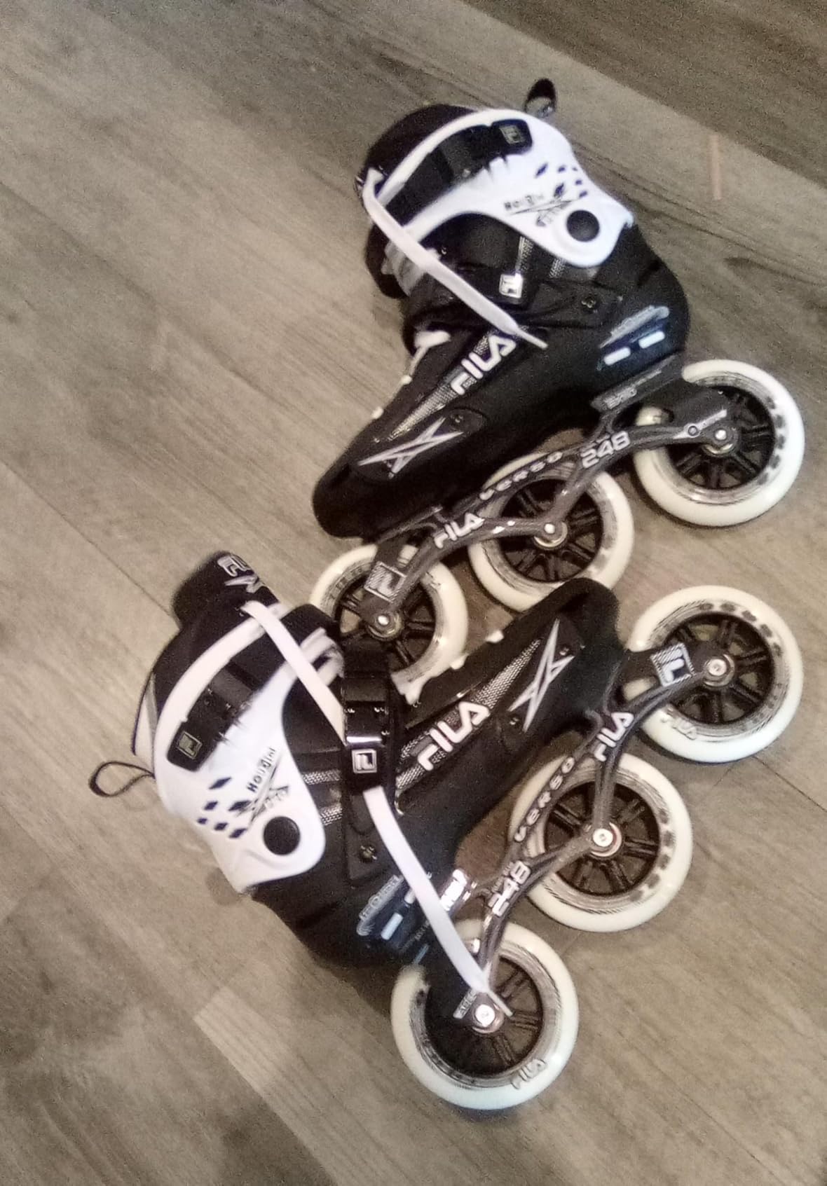 Fila Houdini Pro 110mm Unisex Fitness Inline Skates, 3x110mm Wheels, Aluminum Frame customer photo 1