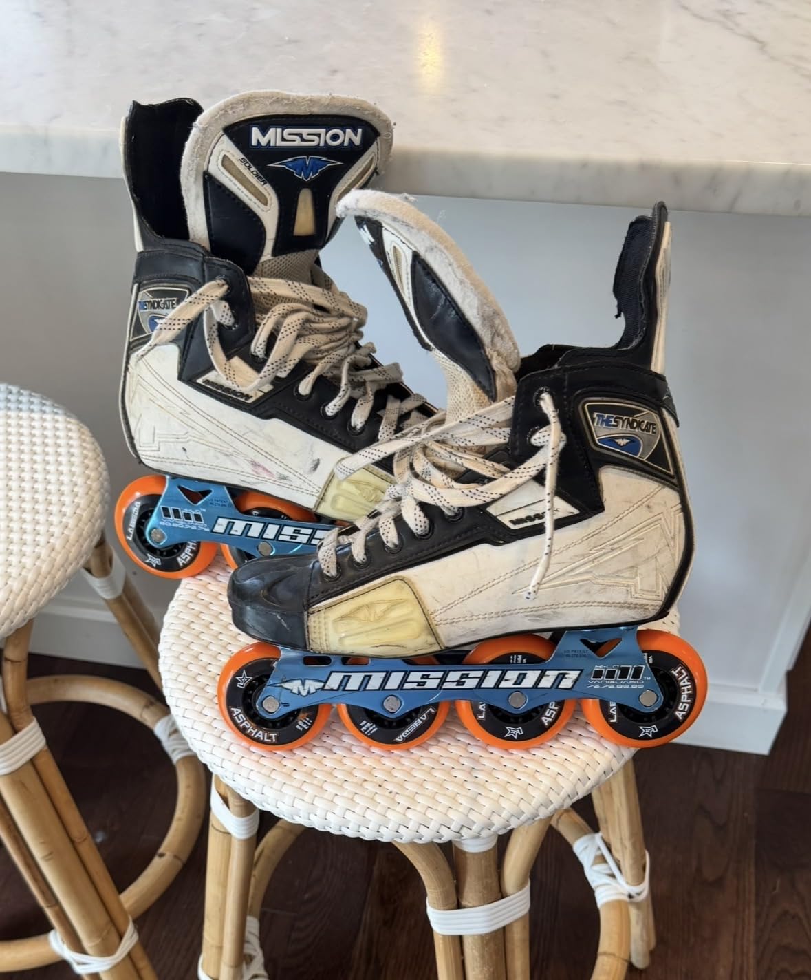 Labeda Gripper Asphalt Outdoor Inline Roller Hockey Wheels with Ceramic Bearings customer photo 1