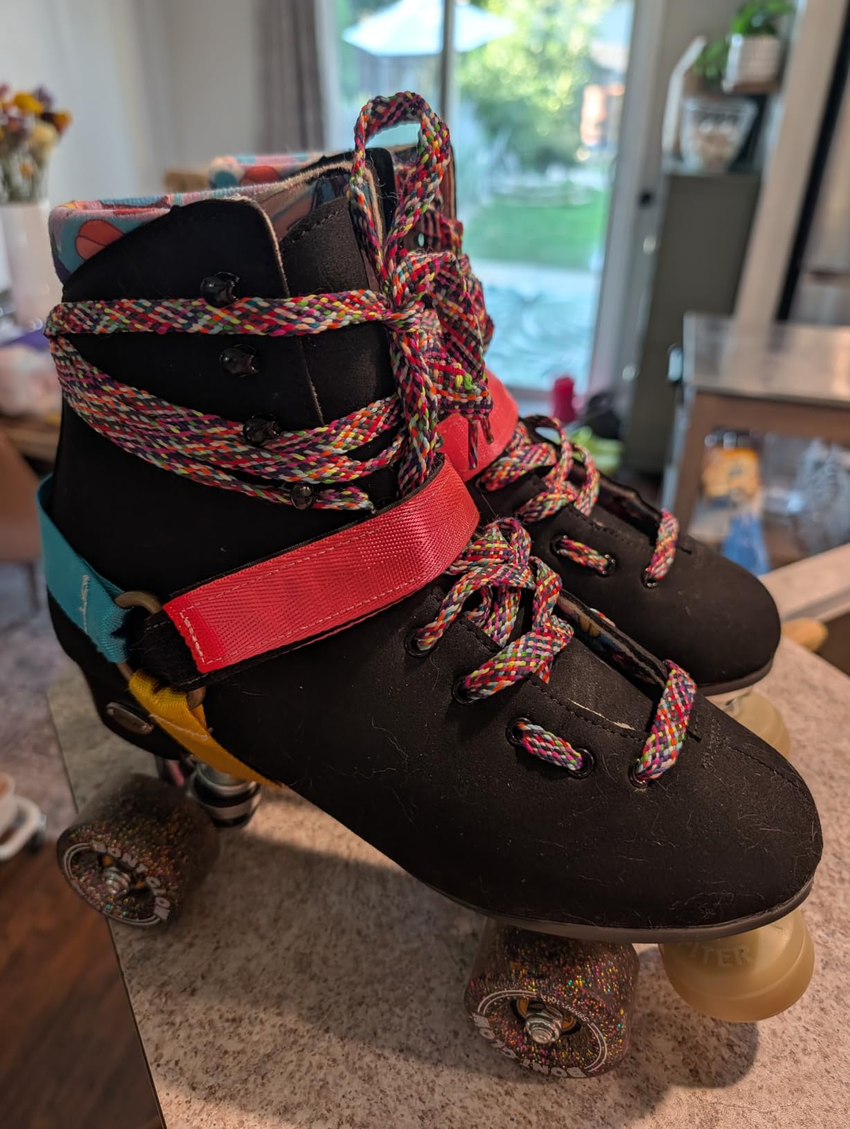 VNLA Parfait Women's Roller Skates - Trendy, Comfortable Design | High-Top Quad Skates - Great for Wide Feet - 58mm x 32mm, 78A Polyurethane Wheels and ABEC-7 Bearings customer photo 1