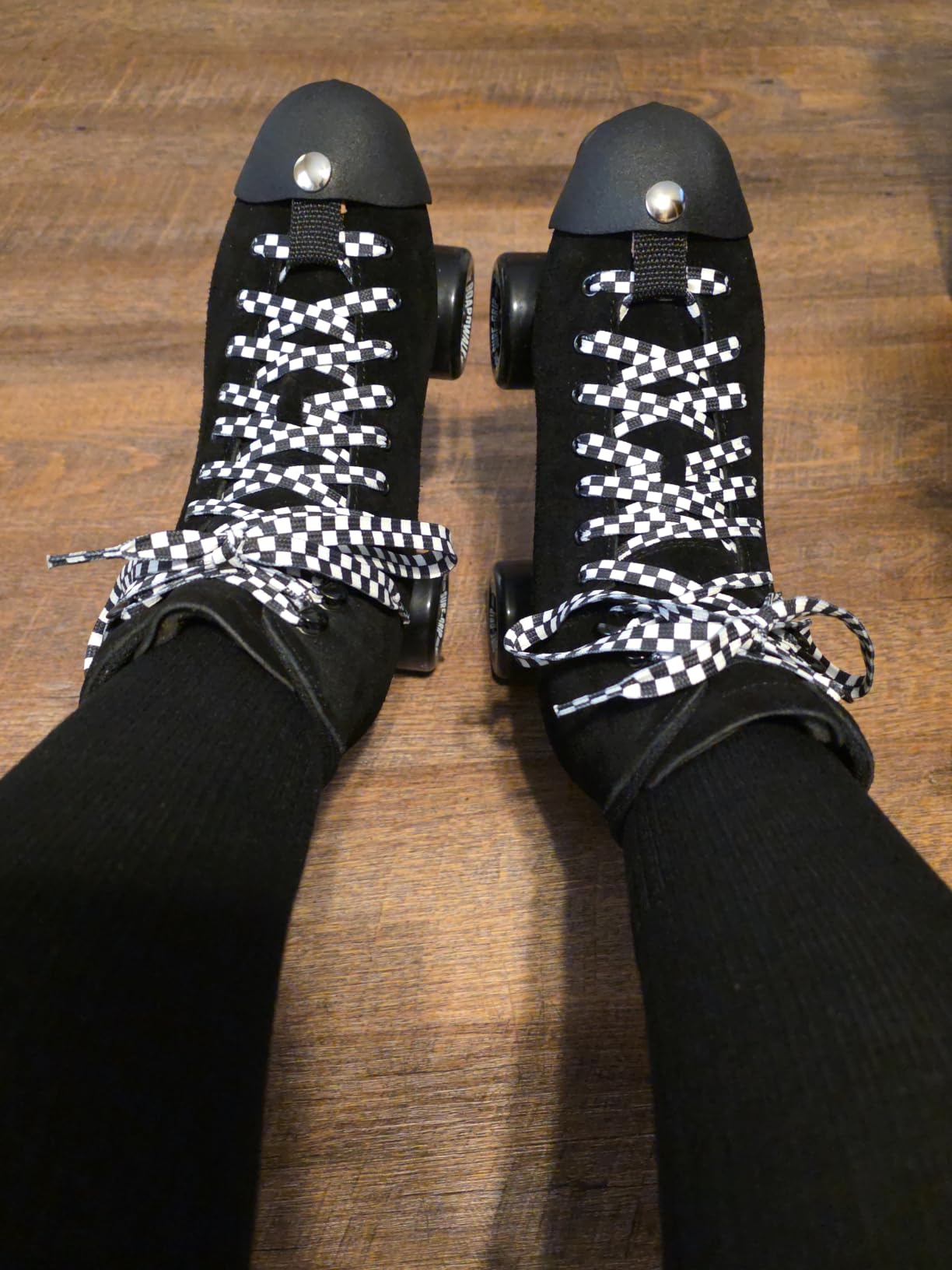 Sure-Grip Boardwalk Unisex Outdoor Roller Skates, Leather Boots, 82A Wheels customer photo 2
