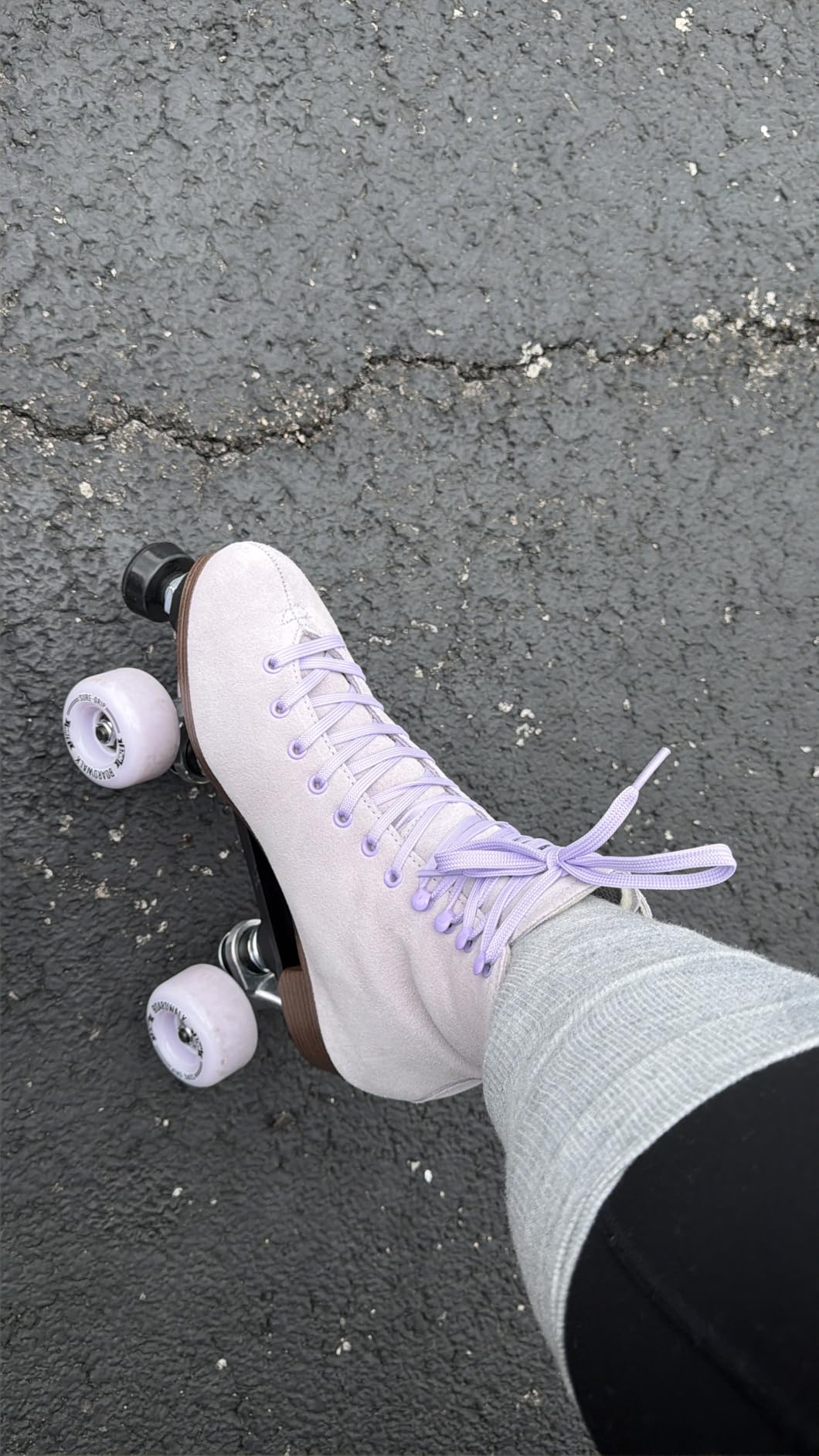 Sure-Grip Boardwalk Unisex Outdoor Roller Skates, Leather Boots, 82A Wheels customer photo 2