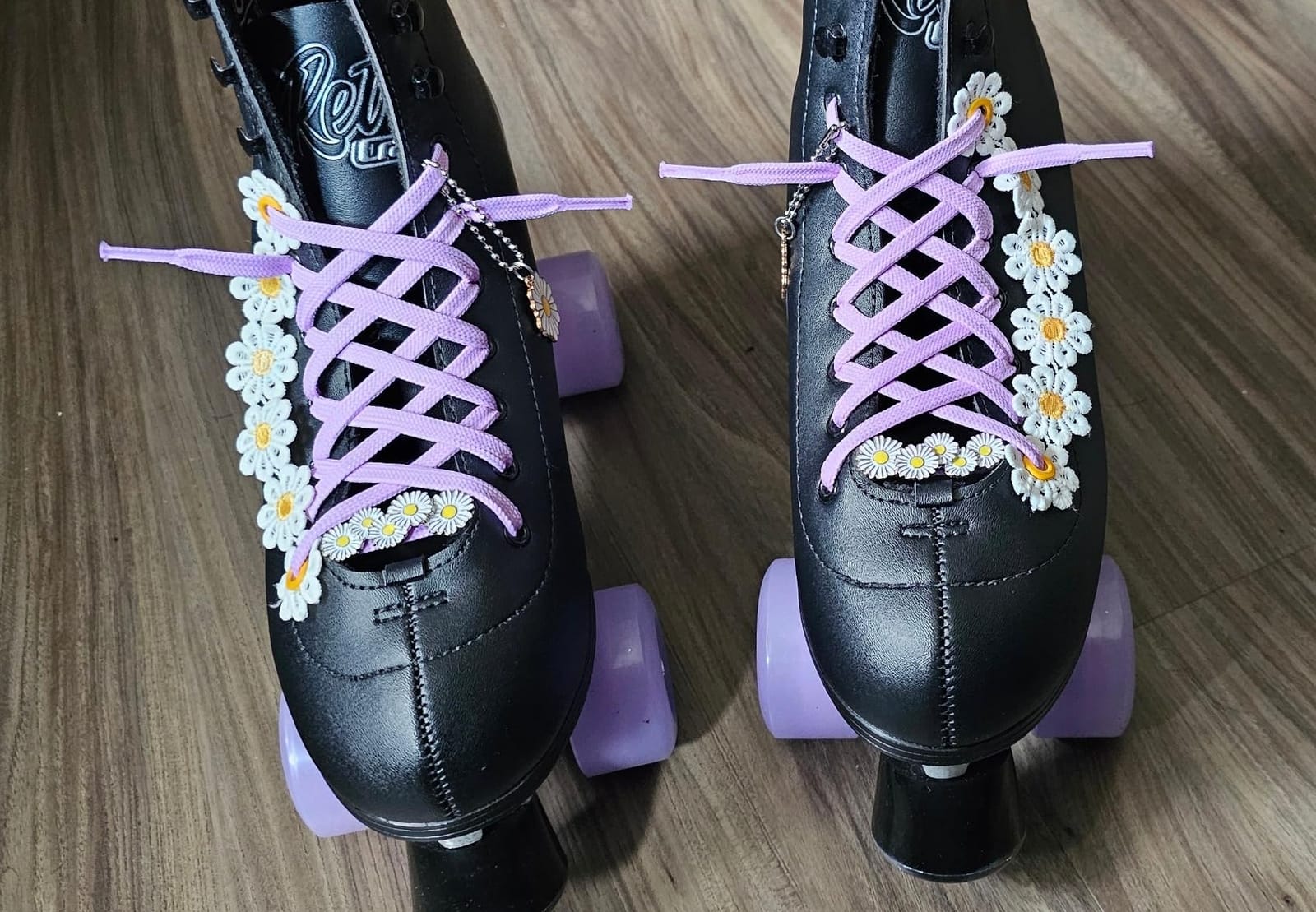 Retro Roller Skates | Adjustable or Fixed Sizes | Classic Quad Skates for Men, Women and Girls customer photo 2