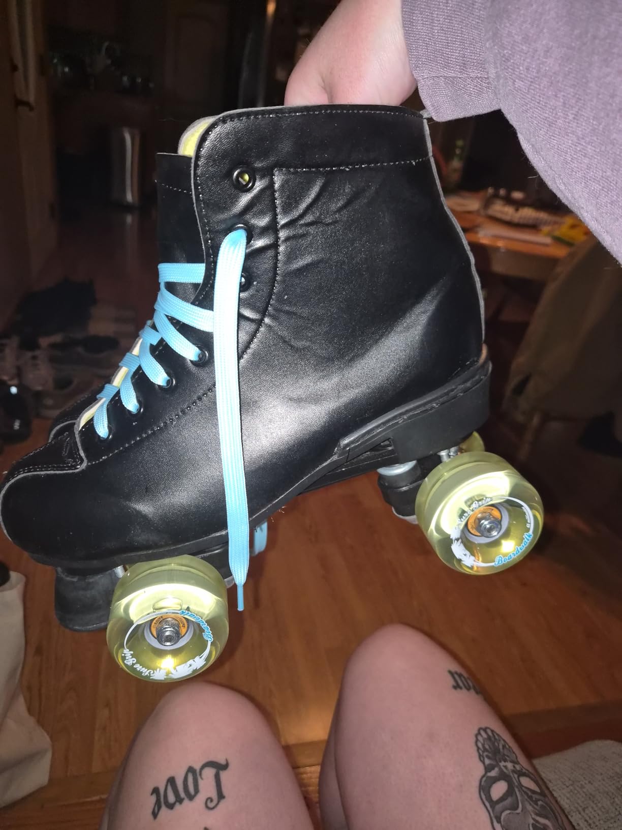 Sure-Grip Boardwalk Outdoor Roller Skates Wheels, Set of 8 Wheels | Made with Urethane & 65mm Diameter - Suitable for Complete Wheels Replacement Made in USA customer photo 2