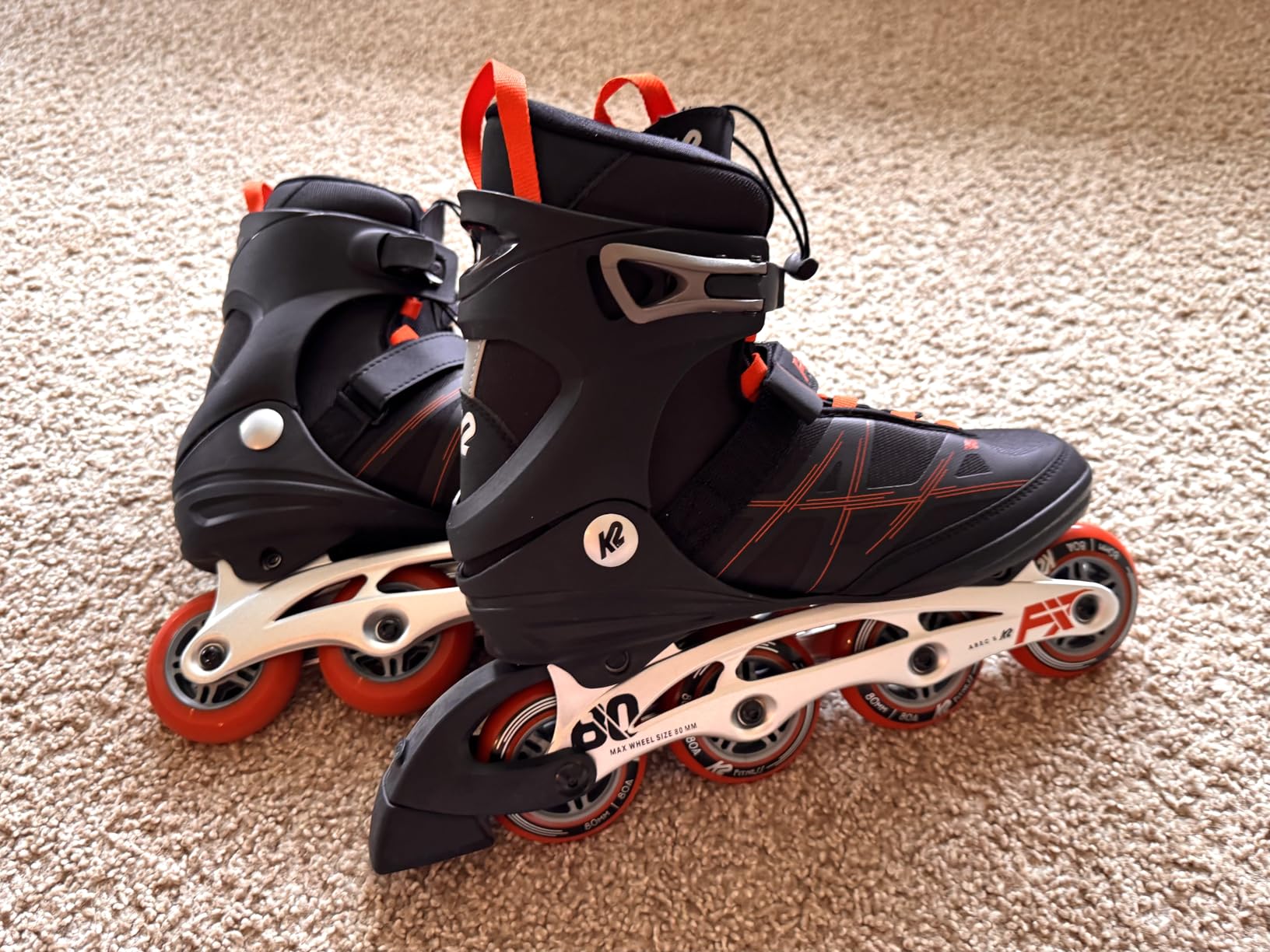 K2 F.I.T. 80 ALU Black Mens Inline Skates customer photo 2