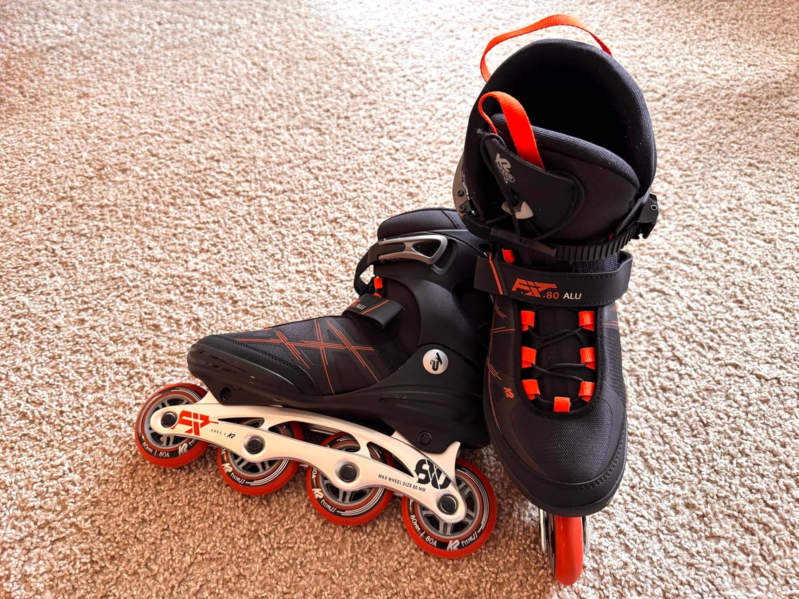 K2 F.I.T. 80 ALU Black Men's Inline Skates customer photo 1
