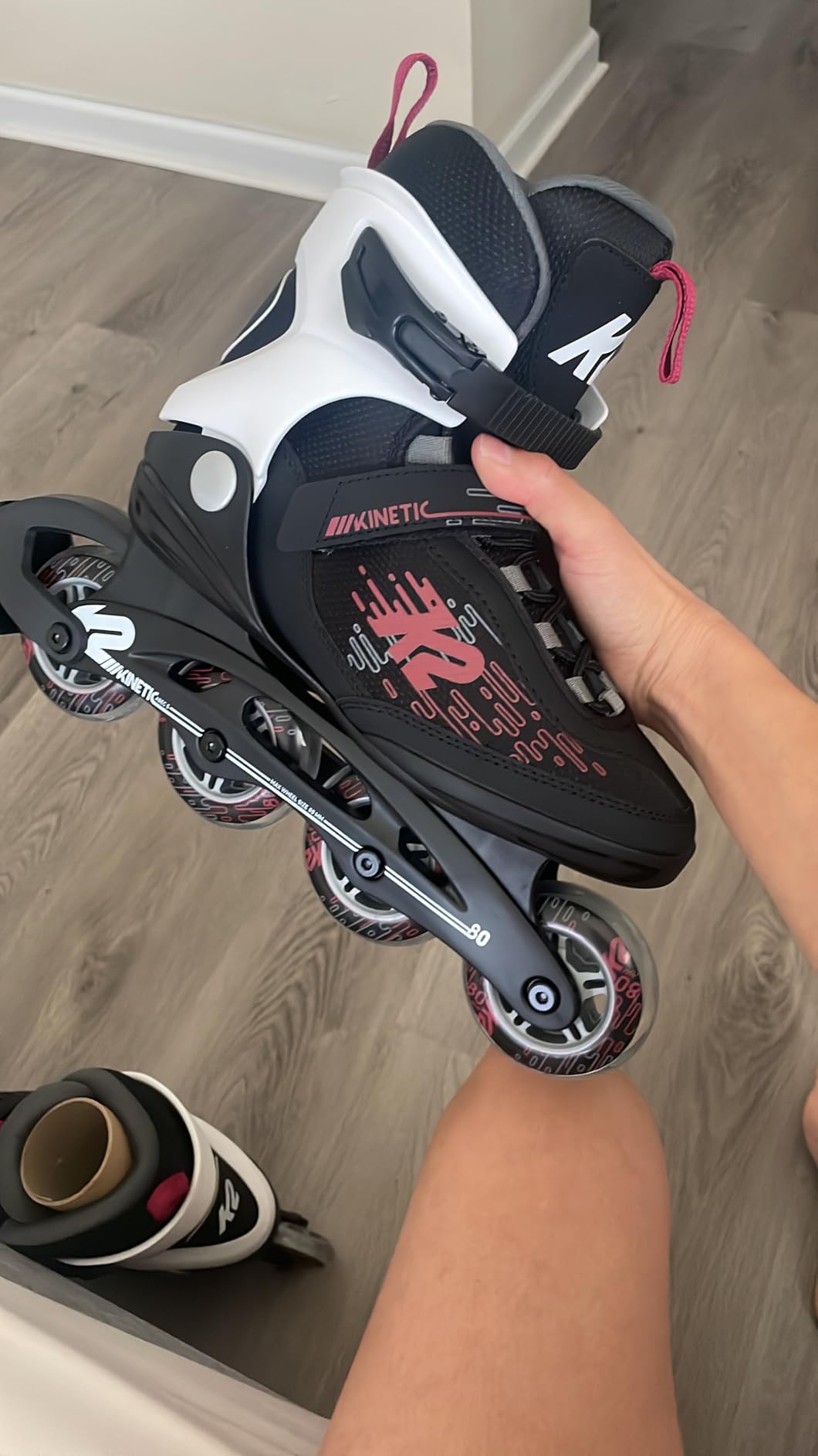 K2 Kinetic 80 Women's Inline Skates, Breathable & Comfortable Original Softboot Skates for Women customer photo 1