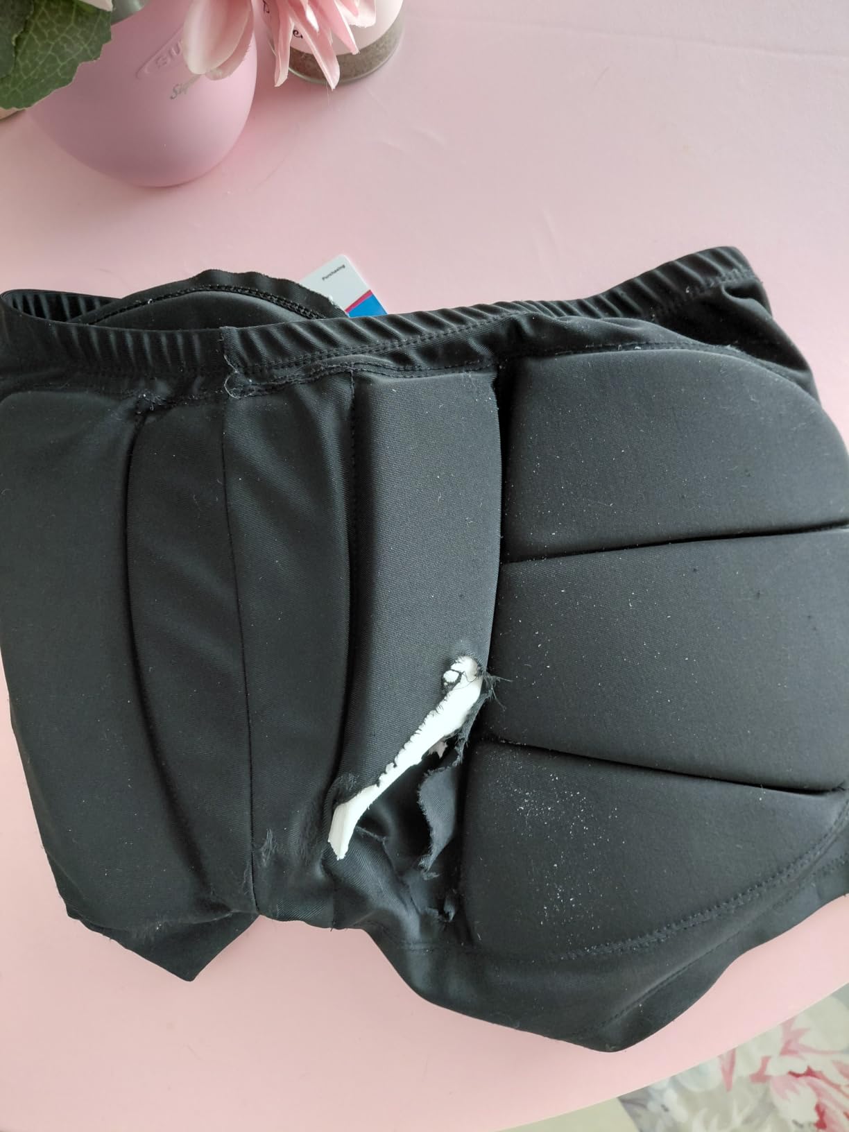 Kids Butt Pad Shorts for Skating Snowboarding Ski Hockey, Hip Tailbone Protective Padded Shorts for Youth Child customer photo 2