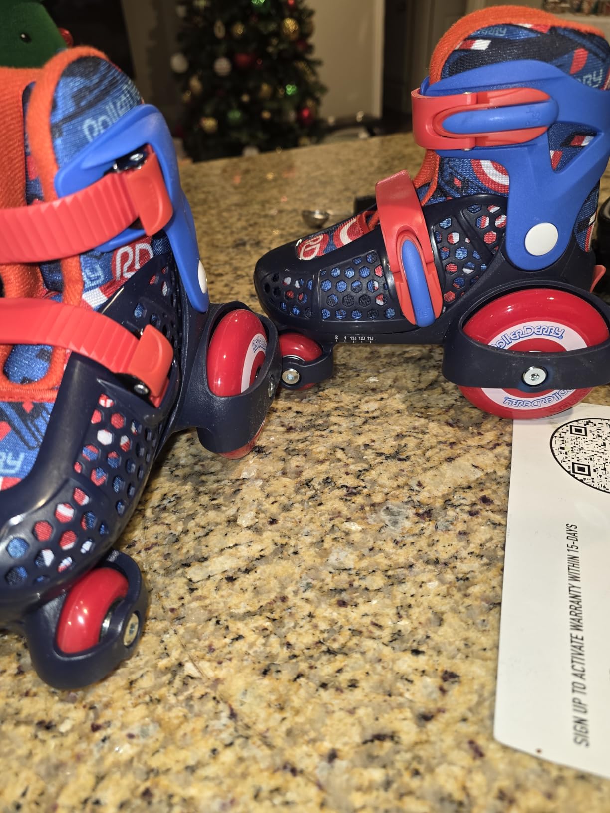 Fun Roll Beginner Roller Skates by Roller Derby, Adjustable Sizing, Skates for Kids, Toddlers, Boys, Girls customer photo 2