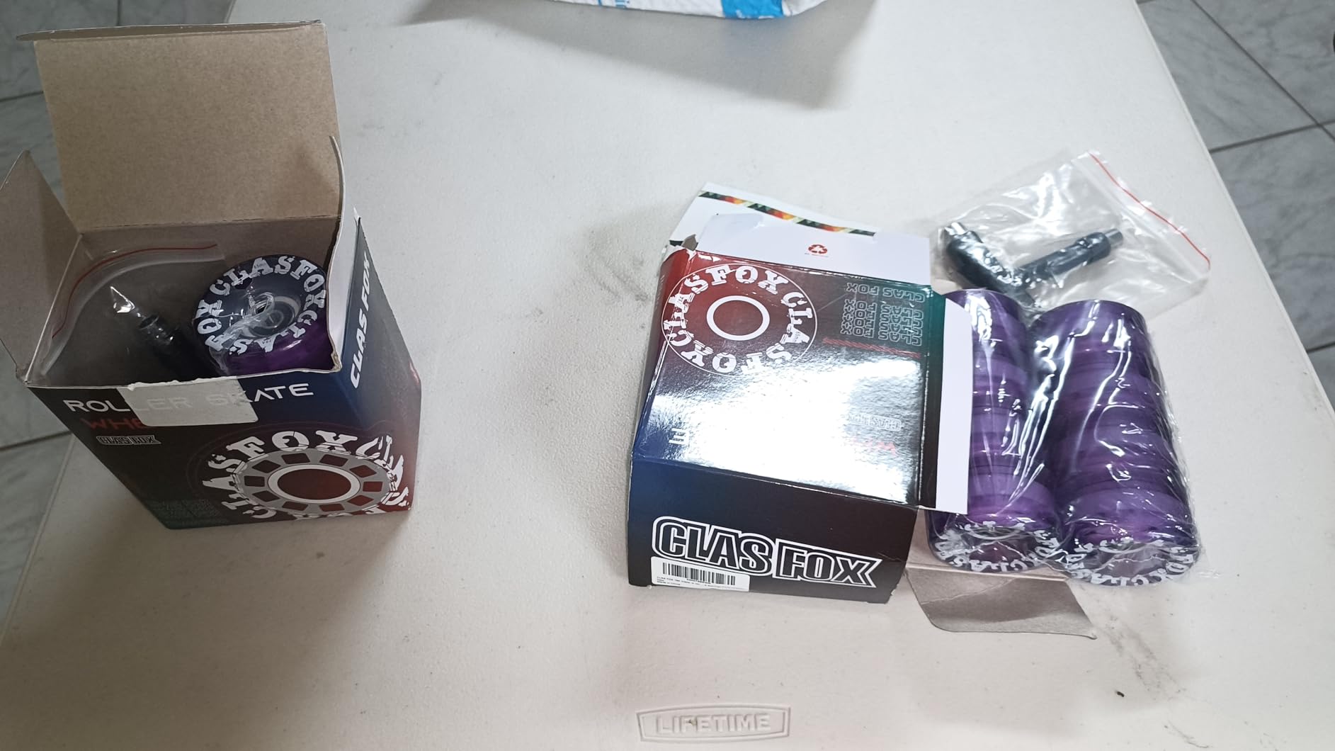 78A Indoor or Outdoor 65x35mm Quad Roller Skate Wheels with ABEC-9 Bearings 8 Pcs customer photo 2