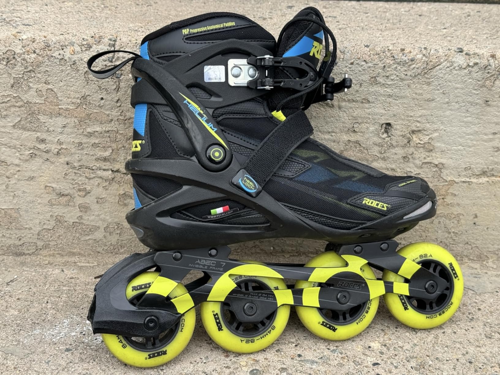 Roces Men's Helium II TIF Lightweight Breathable Adjustable Fitness Sporty Outdoor Four 84mm Wheel Inline Racing Skates with Easy Entry System & Invisible Frame customer photo 2