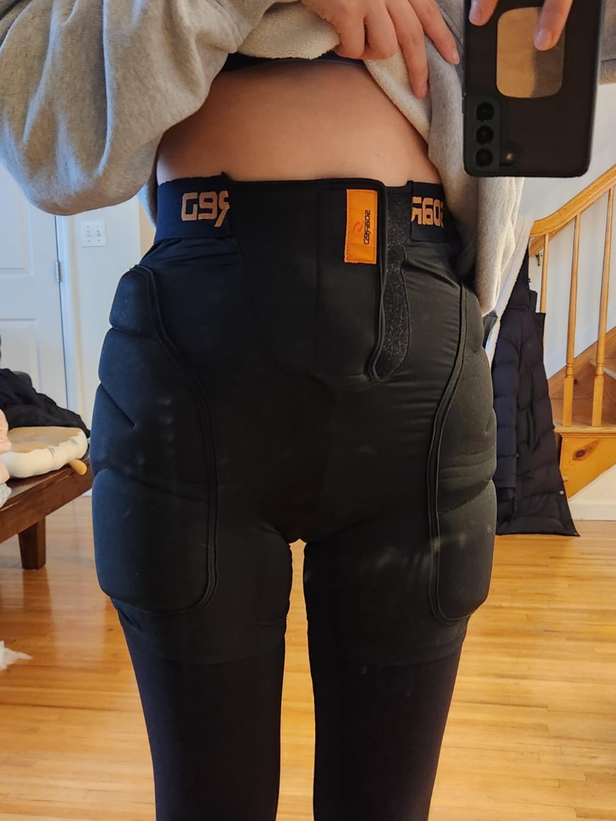Soared 3D Protection Hip Butt Pads XPE Protective Padded Short - Tailbone Protective, Impact Crash Pad for Skiing, Snowboard, Skateboard customer photo 1