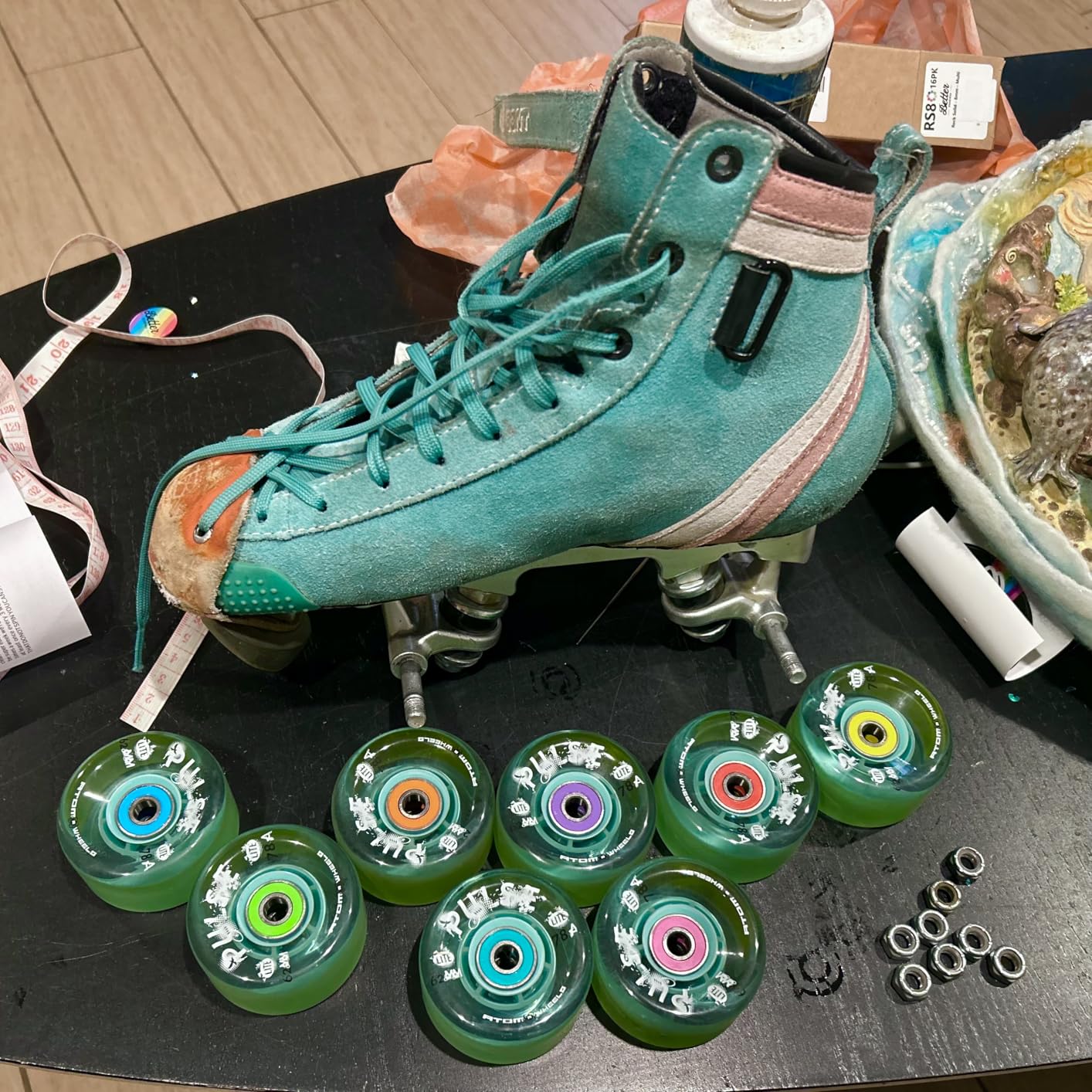 Pulse Outdoor Quad Roller Wheels (Hardness 78A, 65mm x 37mm) customer photo 1