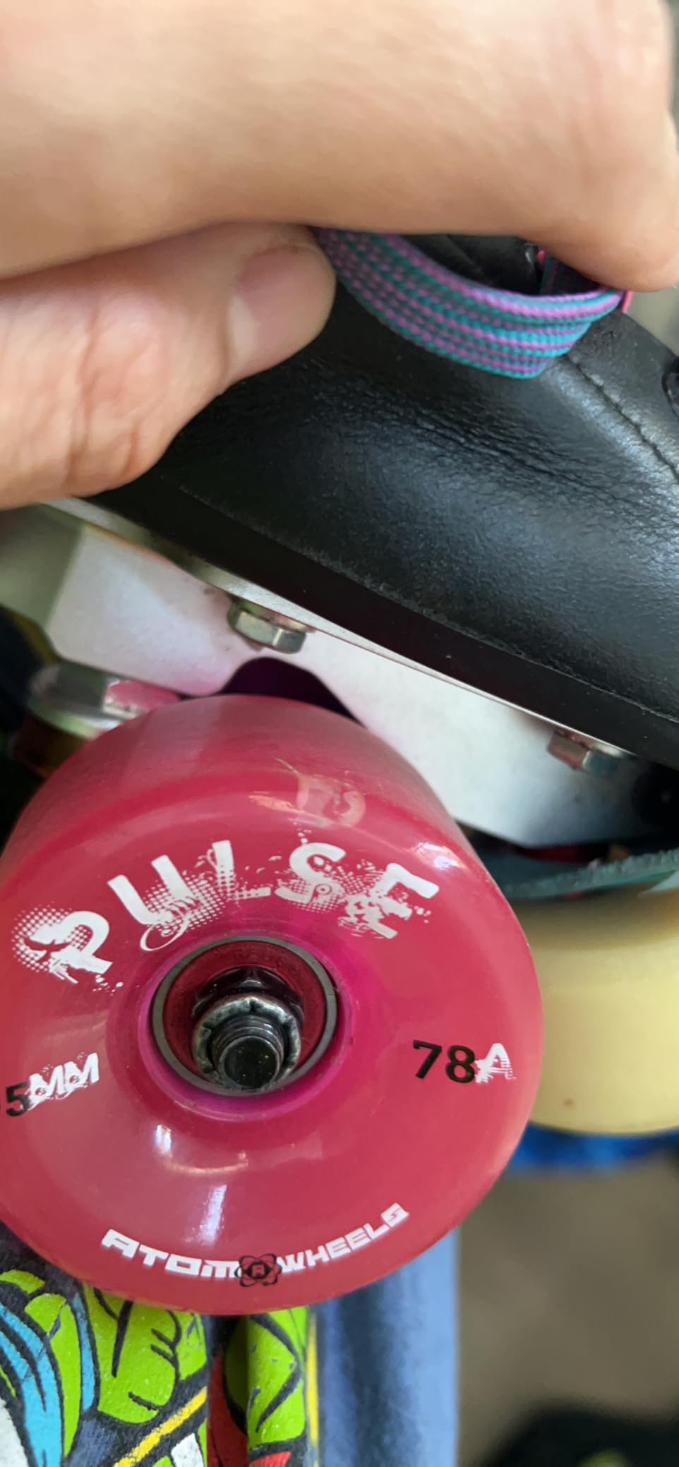 Atom Pulse Outdoor Roller Skate Wheels customer photo 2