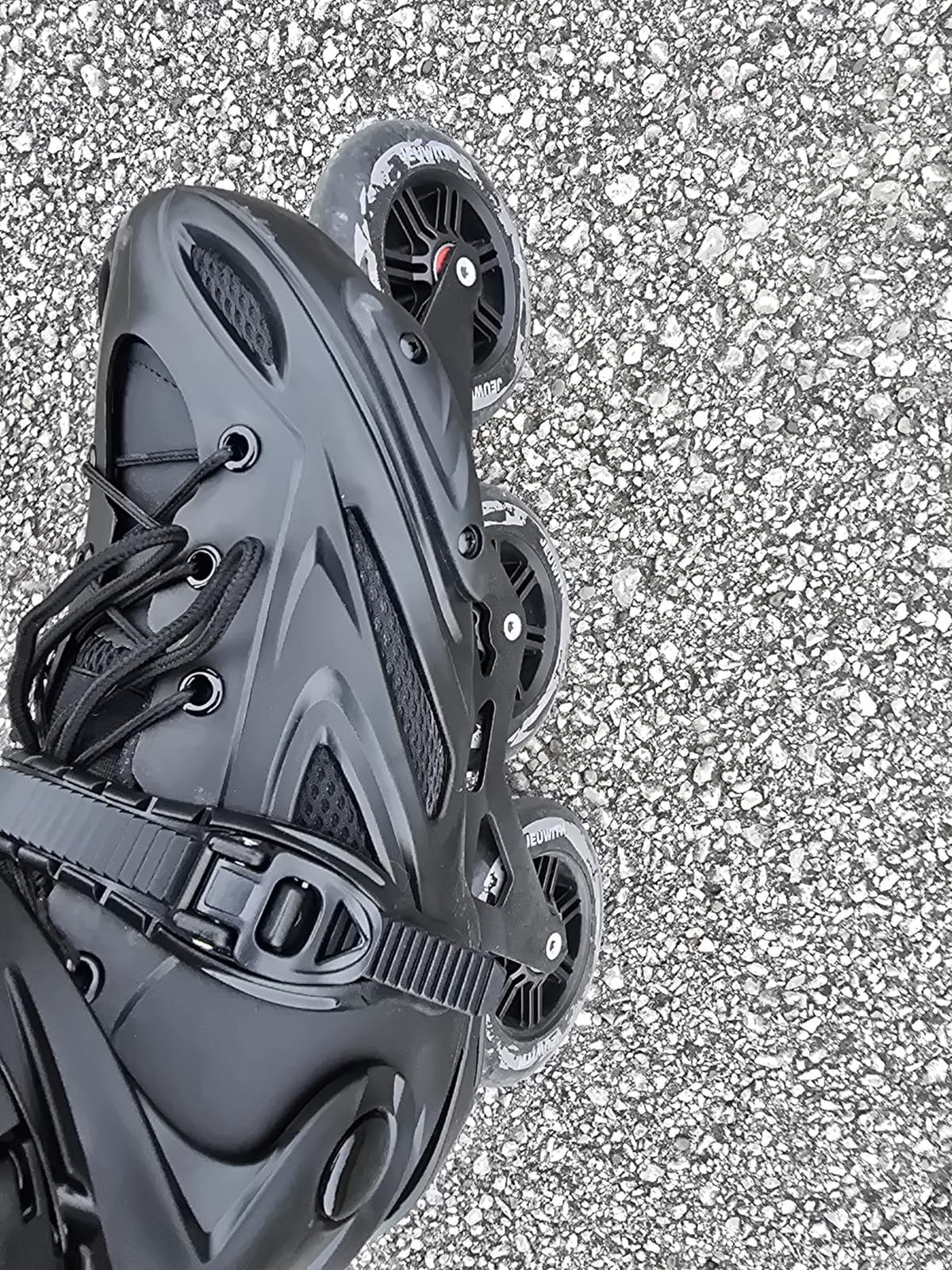 Inline Skates for Men Women, 3 Wheel Roller Skates Blades for Male Female, High Performance Fitness Inline Speed Racing Skates for Adult and Unisex customer photo 1