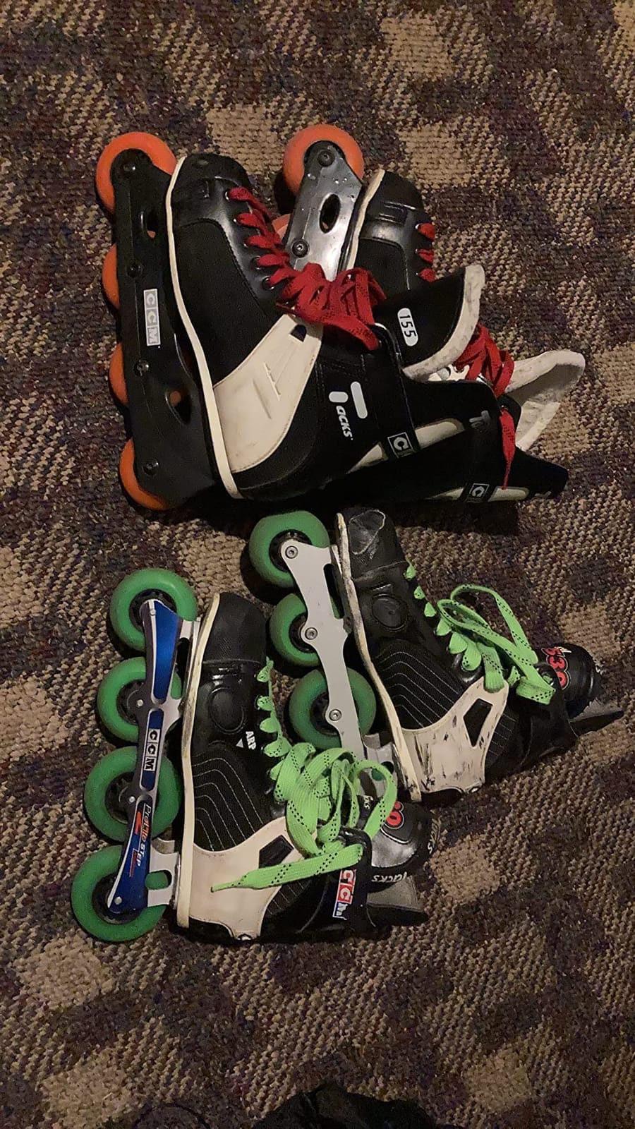8-Pack Inline Skate Wheels, 85A, Indoor & Outdoor | Roller Hockey Wheels with ABEC-9 Bearings for Roller Blades, Scooters, and Luggage (64 mm / 70 mm / 72 mm / 76 mm / 80 mm) customer photo 2