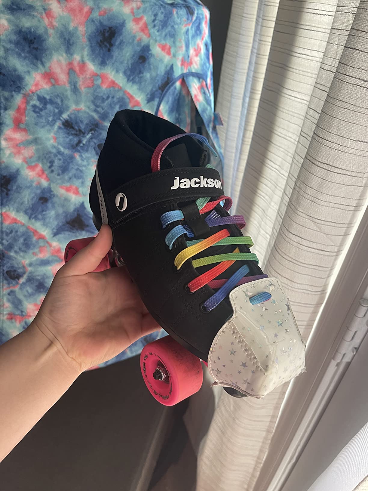 TPU Roller Skate Toe Guards, Quad Skate Toe Cap Protectors for Derby and Speed Skating (4 Pieces) customer photo 1