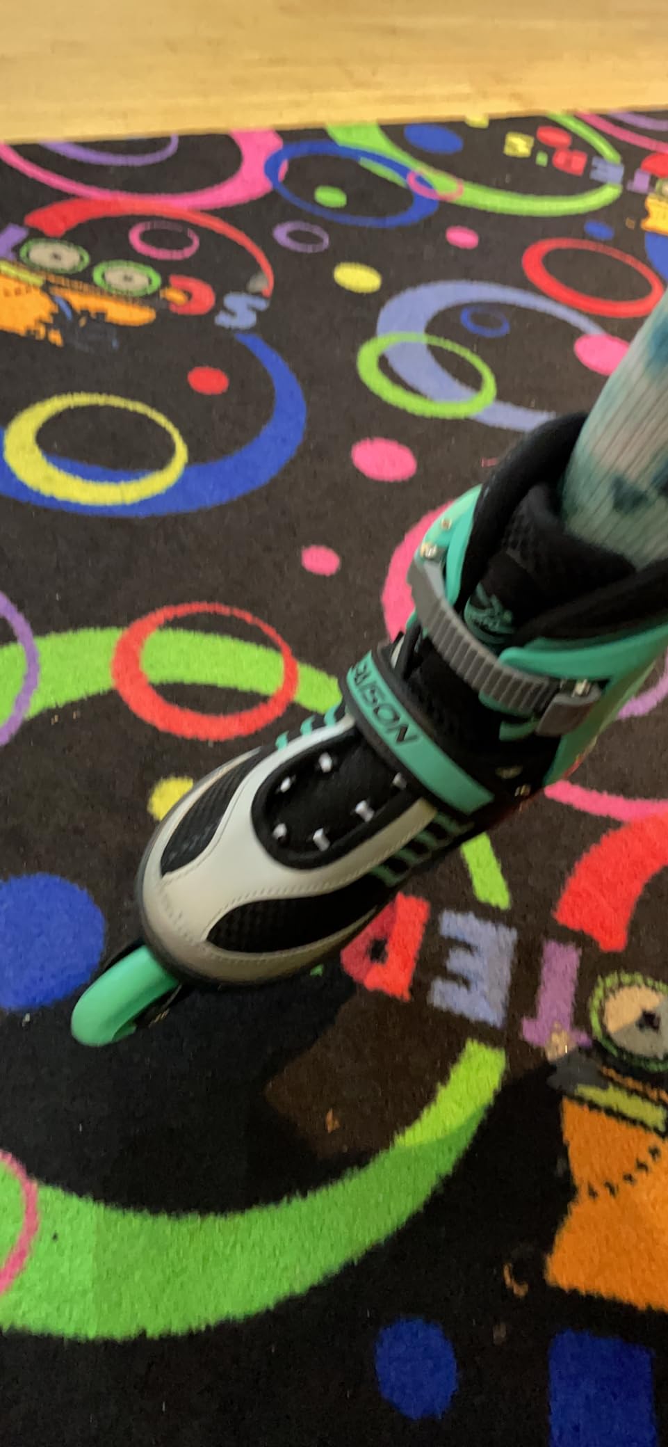 PAPAISON Adjustable Inline Skates Boys Ages 4-16, Roller Skates for Girls Kids Ages 5-8 8-12 with Full Light Up Wheels, Outdoor Skates Illuminating Skates for Children Teens Women customer photo 2