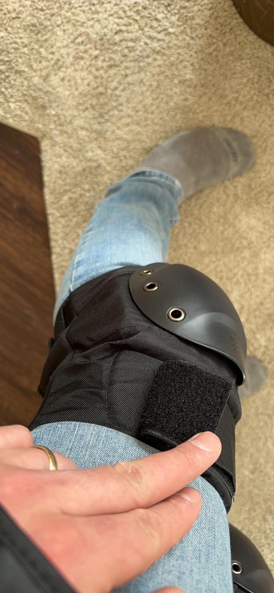 Knee and Elbow Pads Adult - Skating Protective Gear Adult - Shield - Size L Black - Skate Gear Roller Skates, Skateboard and Inline Skates customer photo 1