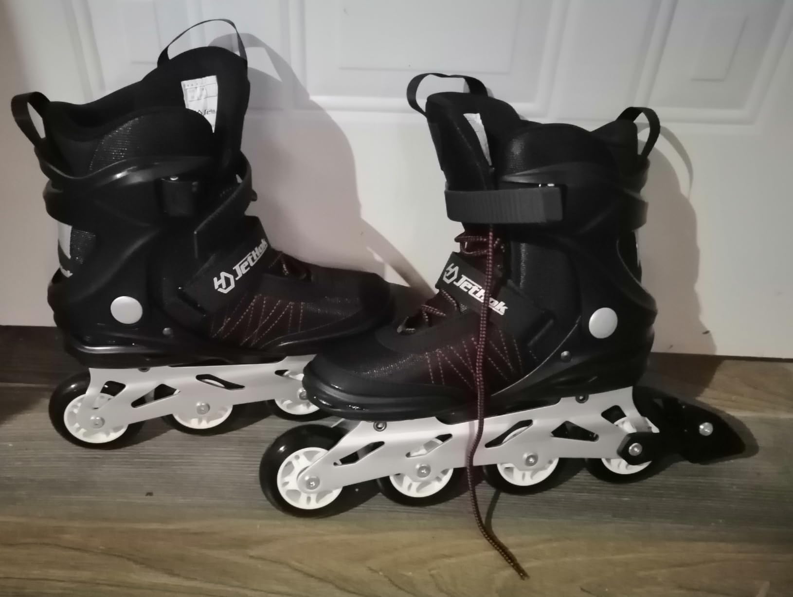 Inline Skates Advantage Pro Women's and Men's Adult Fitness Inline Skate, Professional Aluminum Inline Rollerskates Outdoor (Black and Red, Size 7-11) customer photo 2