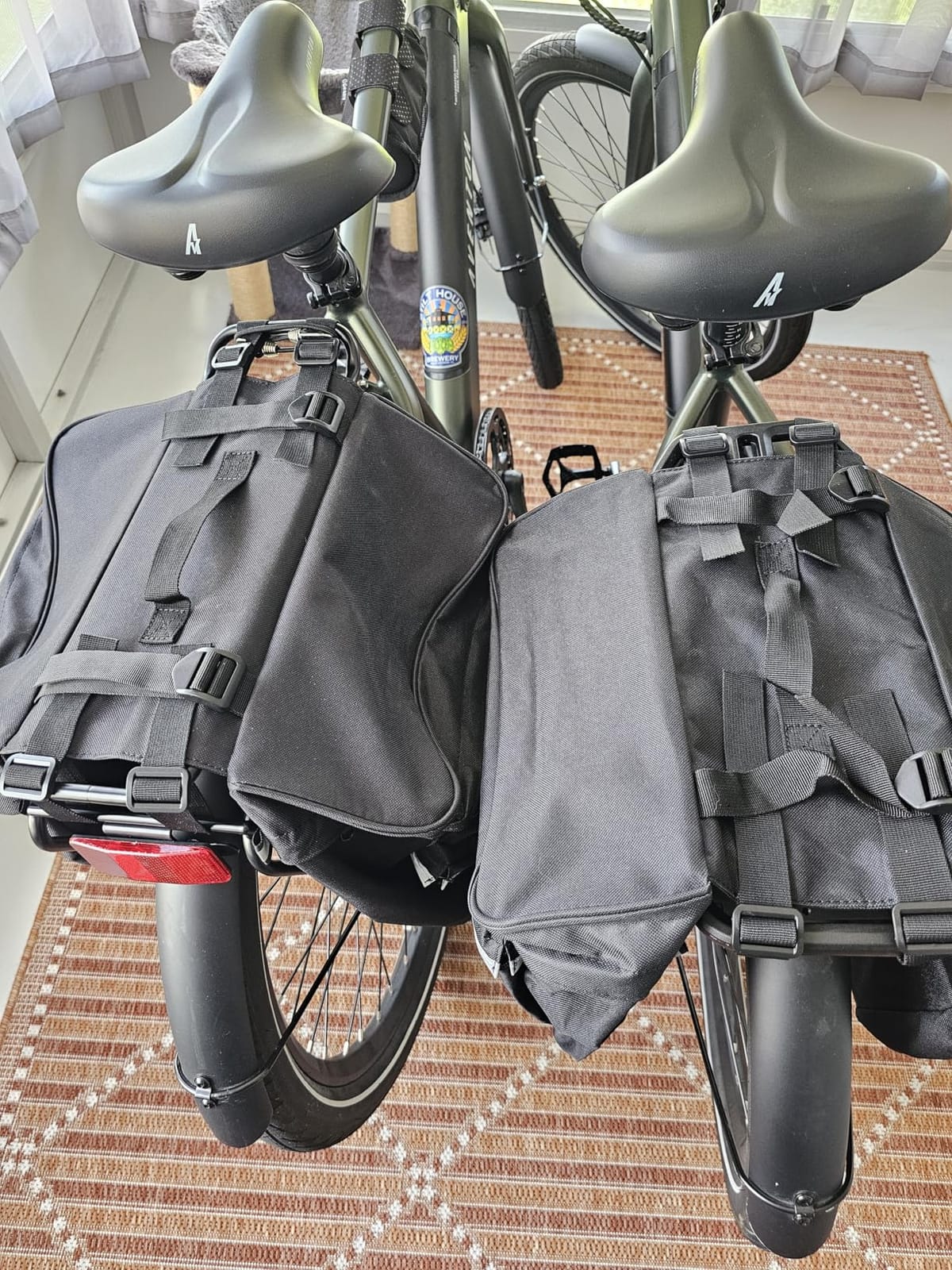 KEMIMOTO Bike Bag Panniers with Rain Cover, 34L Waterproof Rear Rack Bag customer photo 1