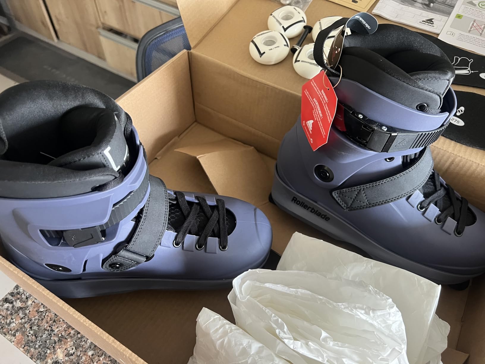 Rollerblade Blank Team Unisex Adult Fitness Inline Skate, Urban Performance Inline Skates customer photo 1