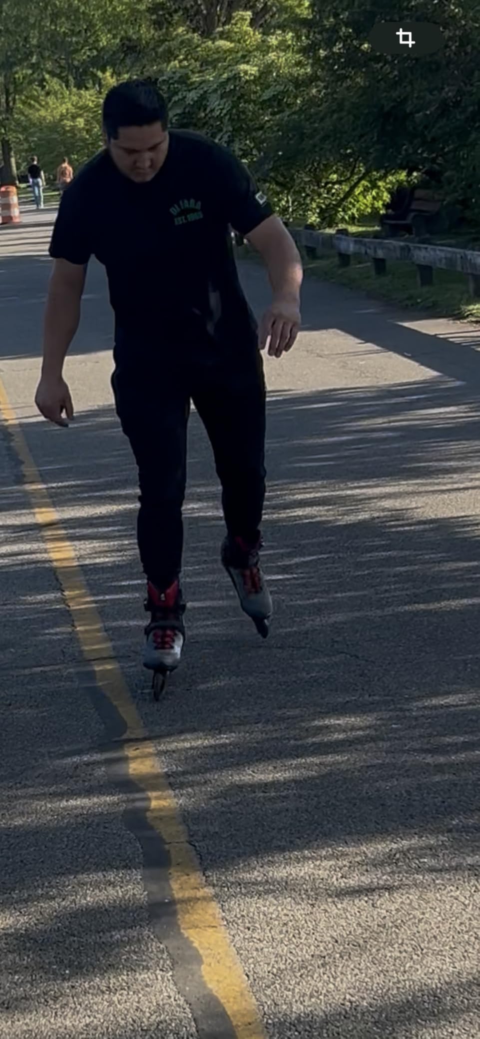 Rollerblade Macroblade 84 Men's Adult Fitness Inline Skate, Dark Gray & Red, Performance Inline Skates customer photo 1