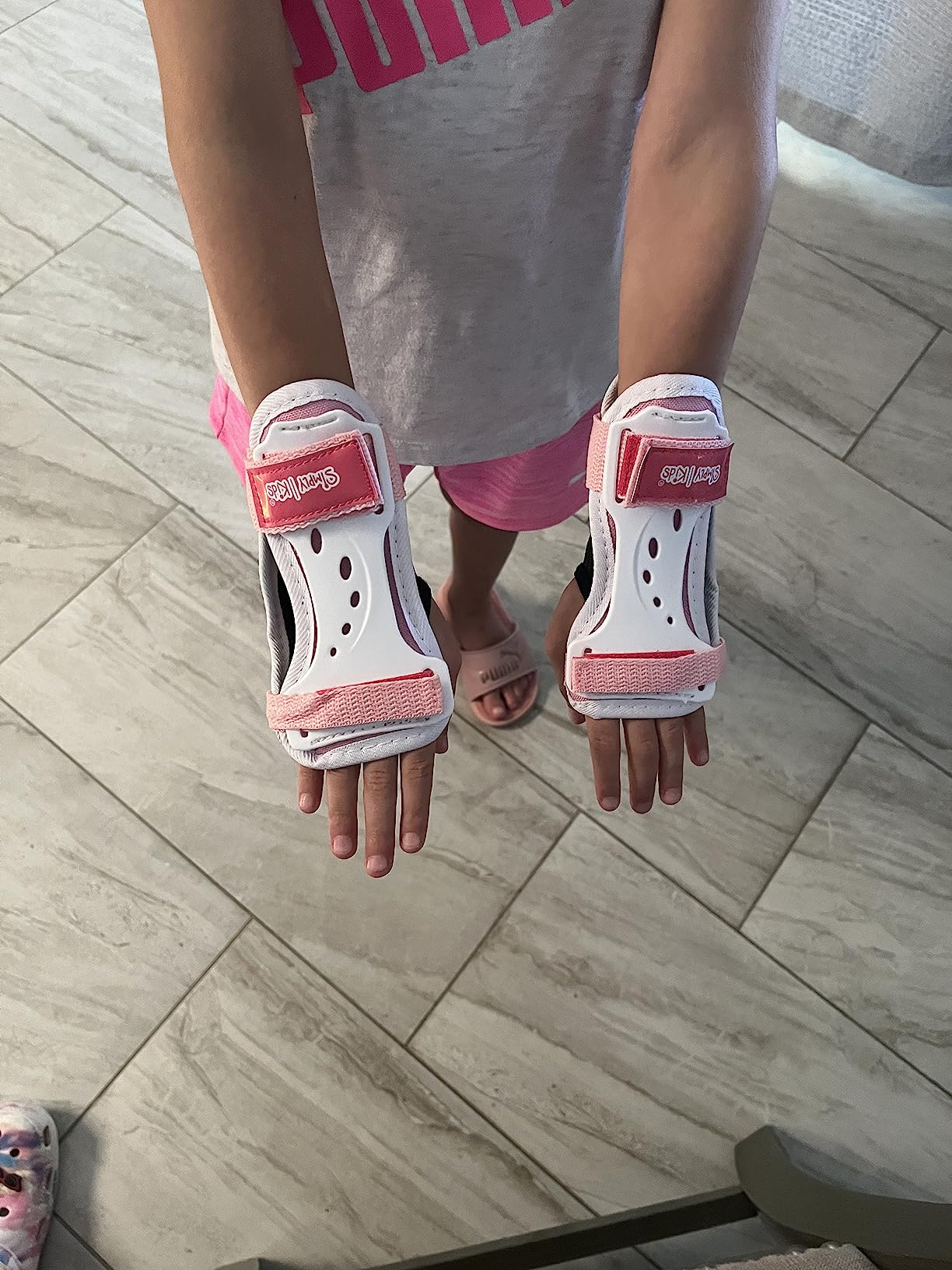 Simply Kids Wrist Guards for Children Youth Toddler Girl Boy - Wristsavers for Bike Skateboard Roller Skating Snowboarding customer photo 1