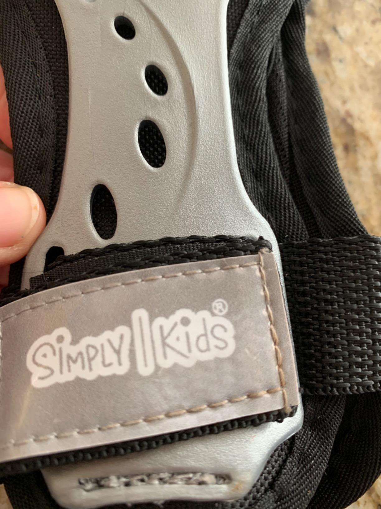 Simply Kids Wrist Guards for Children Youth Toddler Girl Boy - Wristsavers for Bike Skateboard Roller Skating Snowboarding customer photo 2