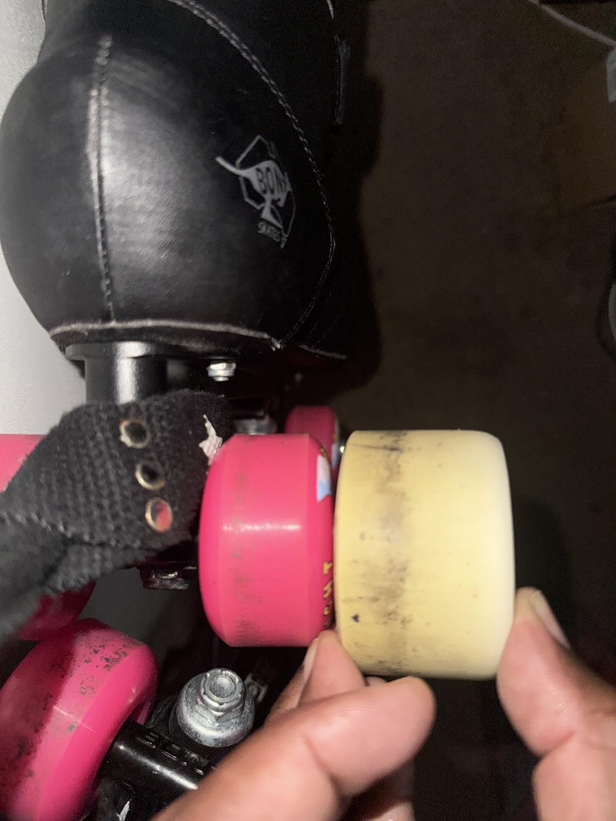 Bont Skates - Full Flight 101A Premium Skate Park Roller Skate Wheels - Ramps Street Bowls Aggressive Skating - 53x32mm Pink - Pack of 8 customer photo 2