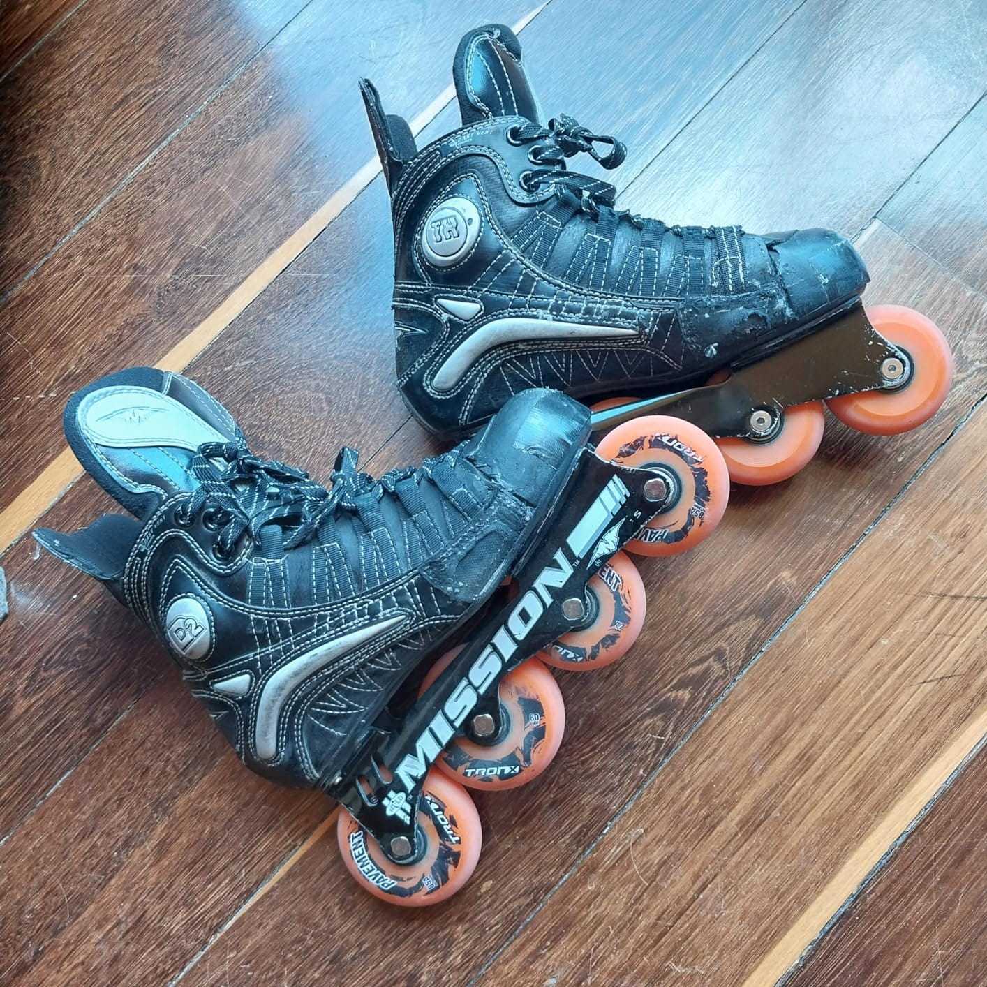 TronX Outdoor Asphalt Pavement 85A Inline Roller Hockey Wheels 4 Pack | 59mm, 68mm, 72mm, 76mm, 80mm Sizes Hi-Lo customer photo 2
