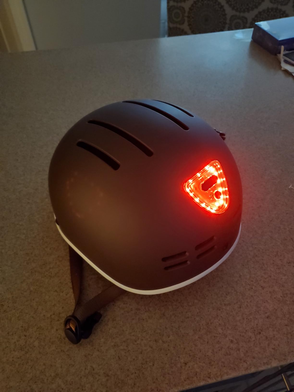 Exclusky Bike Helmet for Adults, Adjustable Cycling Helmet for Men & Women Safety Certified Bicycle Helmet for Commuting, Road Biking, Skating with USB Rechargeable Rear Light customer photo 2