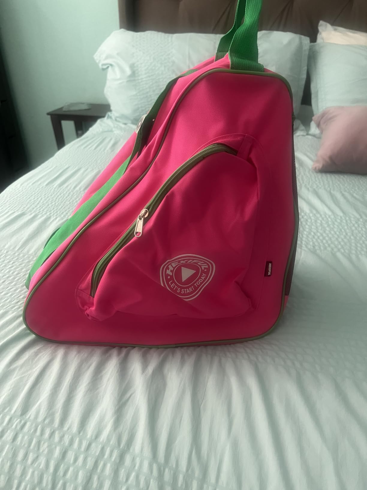 HEXIFUL Skate Bag for Ice, Inline, Roller & Quad Skates - Kids & Adults customer photo 1