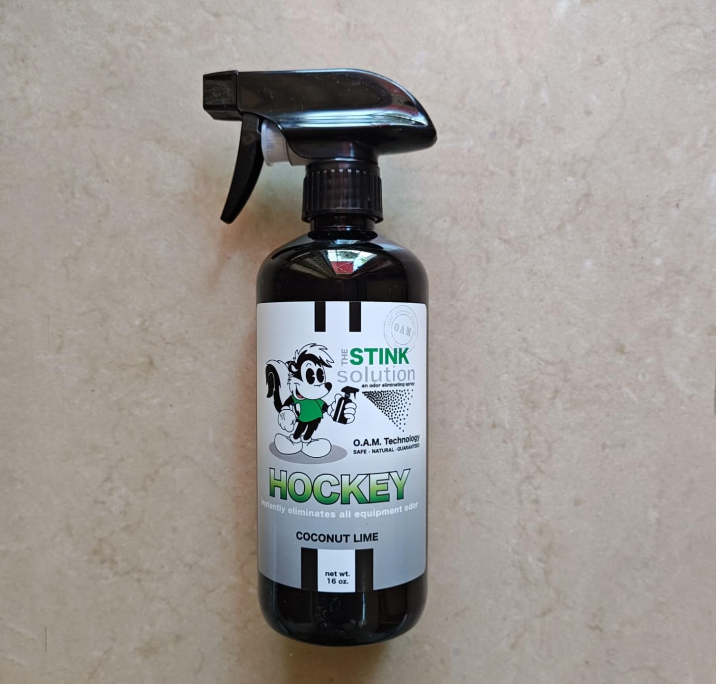 The Stink Solution Hockey Odor Eliminator Spray, Unscented, 2 Pack, 16 oz | Eliminates Sweat and Body Odor at the Source. Deodorizer for Skates, Gloves, Helmets, Guards, Pads and Hockey Bags customer photo 2