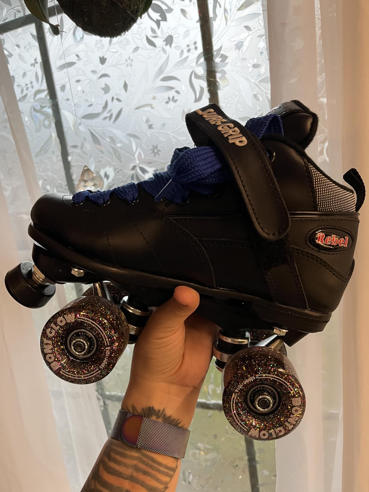 Bont Glow Battery-Free LED Light Up Roller Skate Wheels, Indoor Quad Skate Wheels, 58x32mm 101A, Pack of 4 customer photo 2