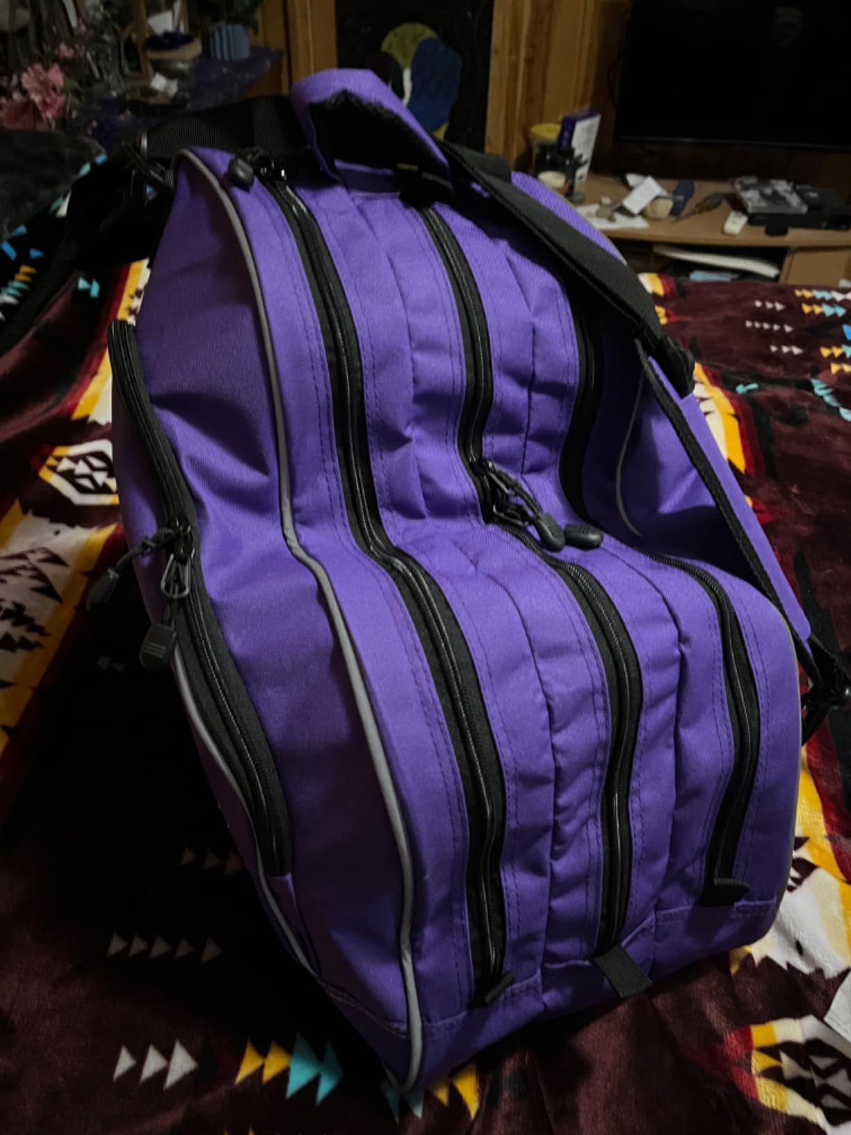 WOLT Ice Skate Bag - Roller Skate Bag, Inline Skate Bag with Adjustable Shoulder Strap for Both Youth and Adults. customer photo 1