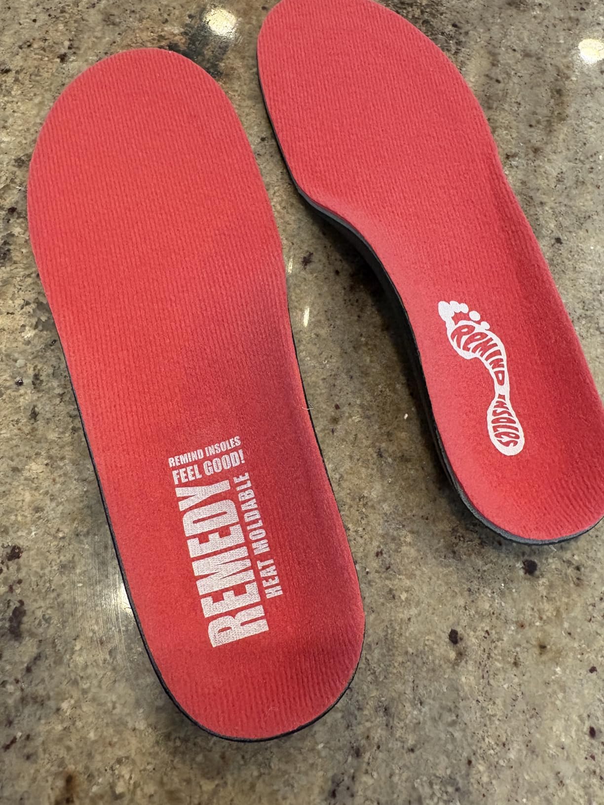 Remind Insoles Remedy | Shoe Inserts for Custom Arch Support | Ski Boot, Snowboarding & Skateboarding | Walking & Running | Lightweight Comfort | Heat Moldable customer photo 1