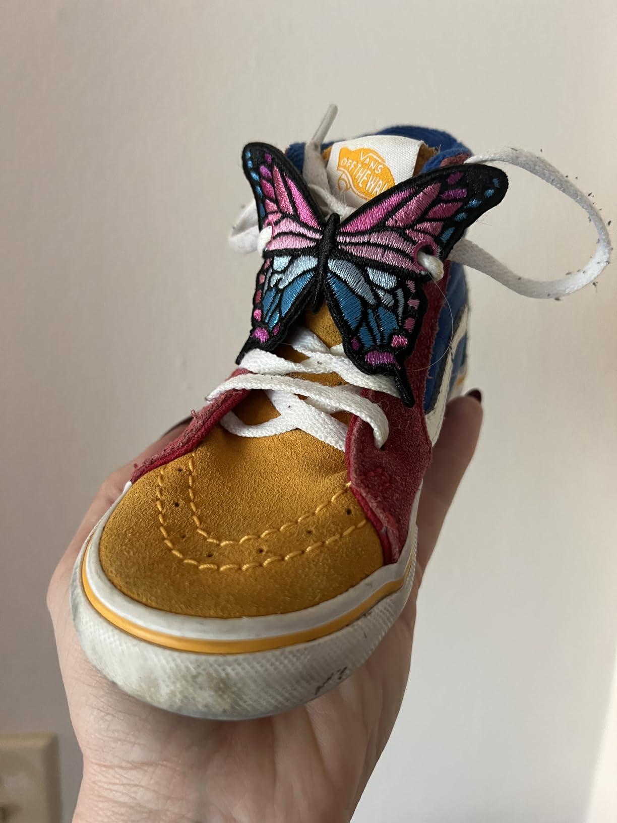 Embroidered Butterfly Shoe Charms for Sneakers, Roller Skates, Ice Skates, Stylish Shoe Decoration Gift for Women and Girls customer photo 2