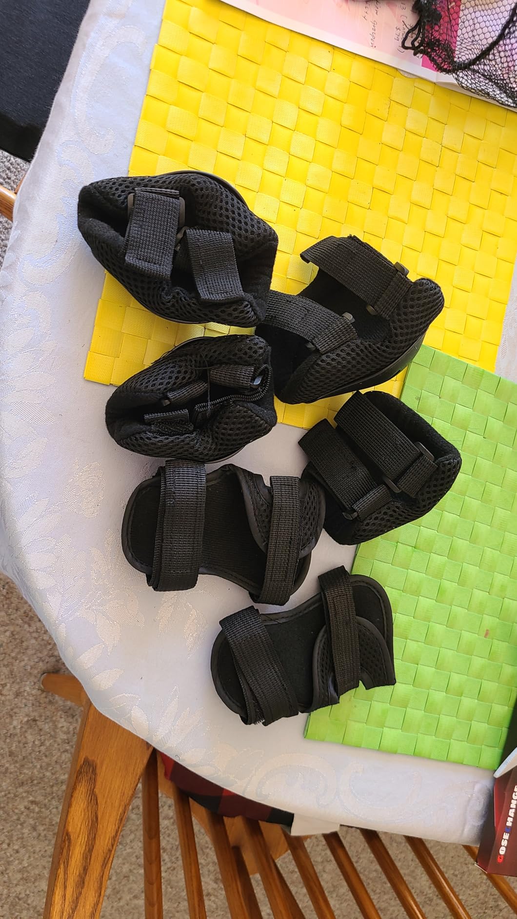 Kids Protective Gear Set, Knee and Elbow Pads with Wrist Guards for Ages 3-8 Year Toddler, 3 in 1 Enhanced Material Protective for Skating Cycling Bike Roller Scooter, Includes Organizer Bag customer photo 2