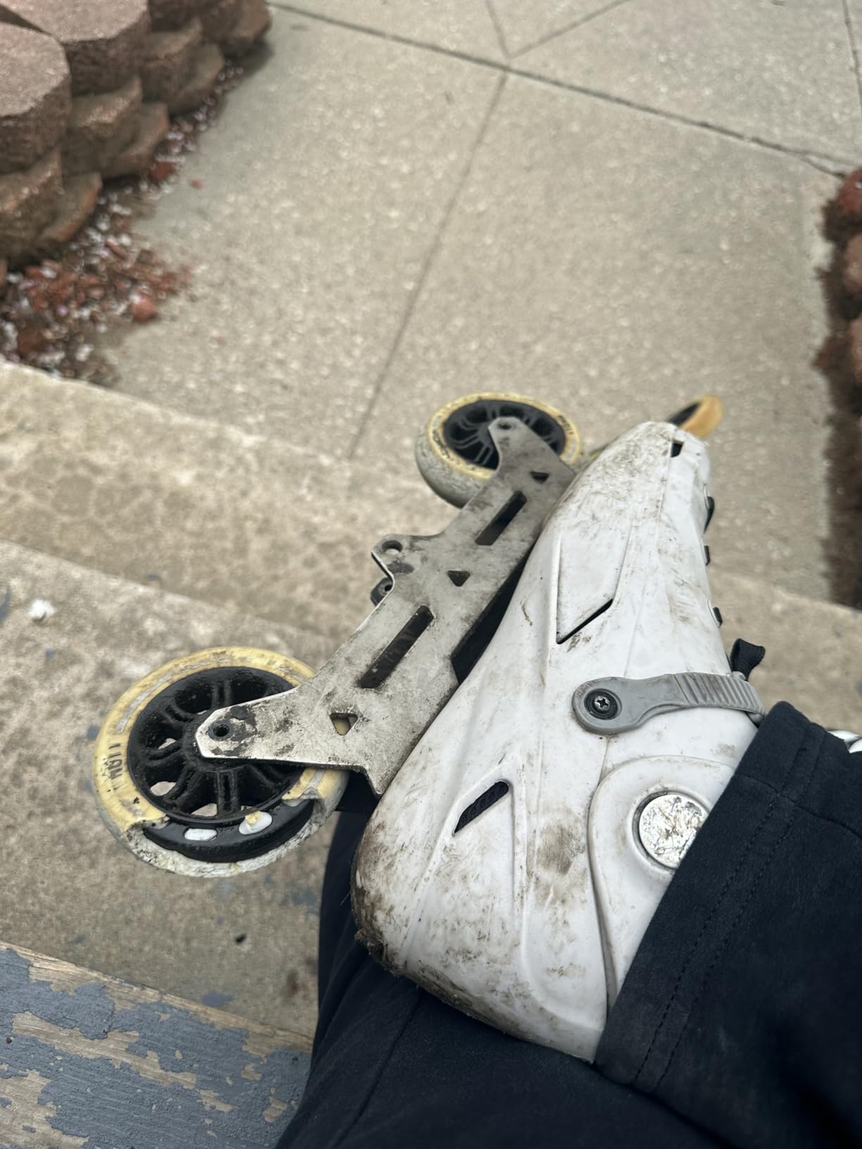 TT3 High Performance Adult Inline Skate for Women & Men | Roller Skates Blades 3 Wheels 110mm/100mm Metal Frame, Indoor Outdoor and Fitness Grey, Size 5-13 customer photo 2