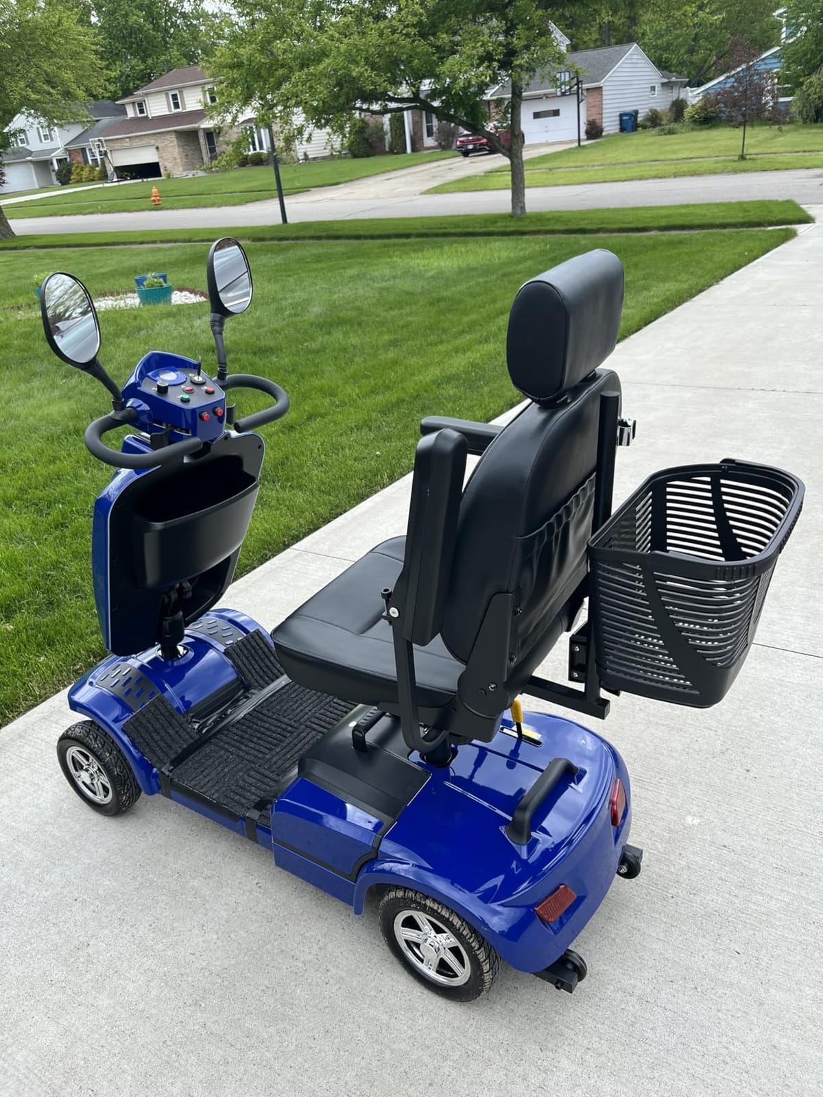 Heavy Duty Mobility Scooter for Seniors/Adults, 500LBS Capacity Electric Scooter, All Terrain Mobility Scooters, 1000W 15MPH, 13.78