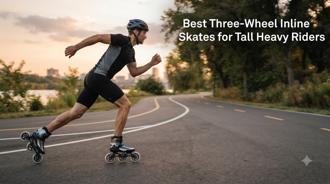 Best Three-Wheel Inline Skates for Tall Heavy Riders
