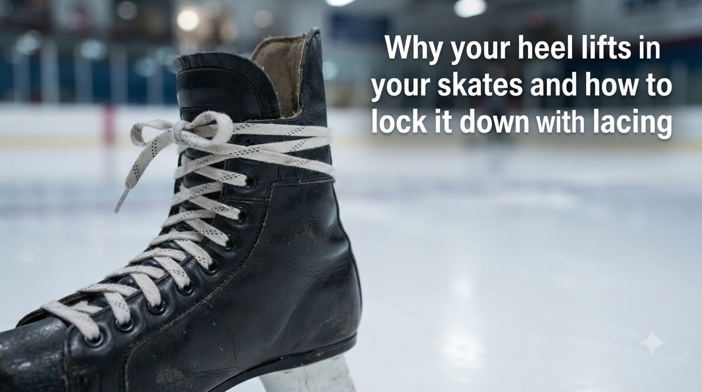 Why your heel lifts in your skates and how to lock it down with lacing