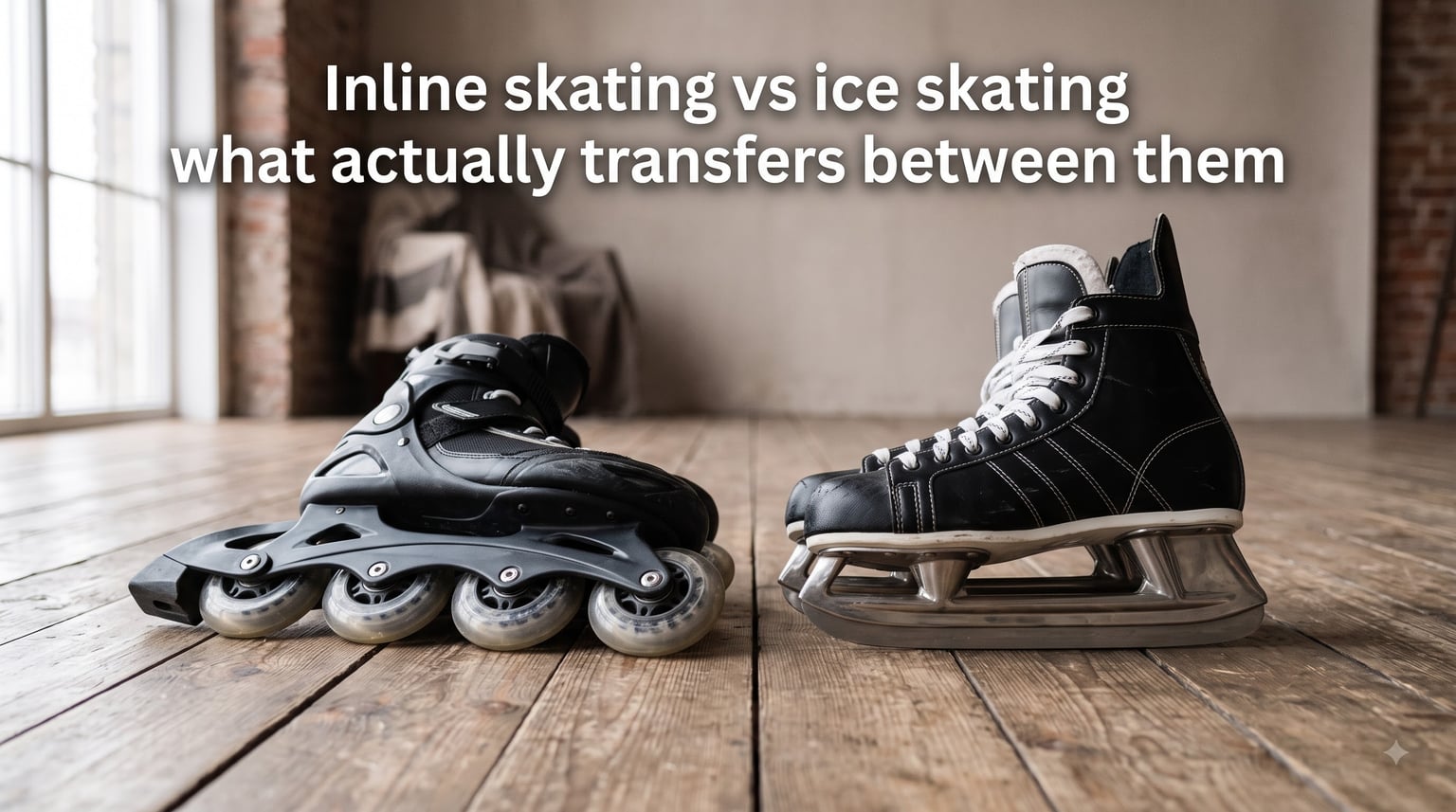 Inline skating vs ice skating what actually transfers between them