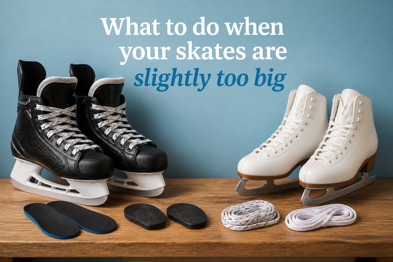 What to do when your skates are slightly too big