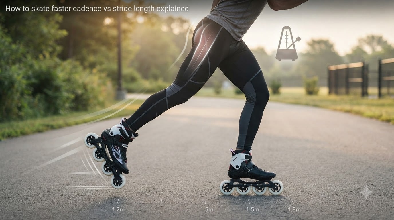 How to skate faster cadence vs stride length explained
