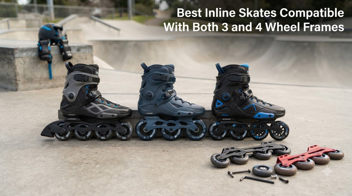 Best Inline Skates Compatible With Both 3 and 4 Wheel Frames