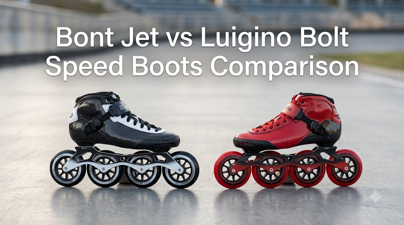Bont Jet vs Luigino Bolt Speed Boots Comparison