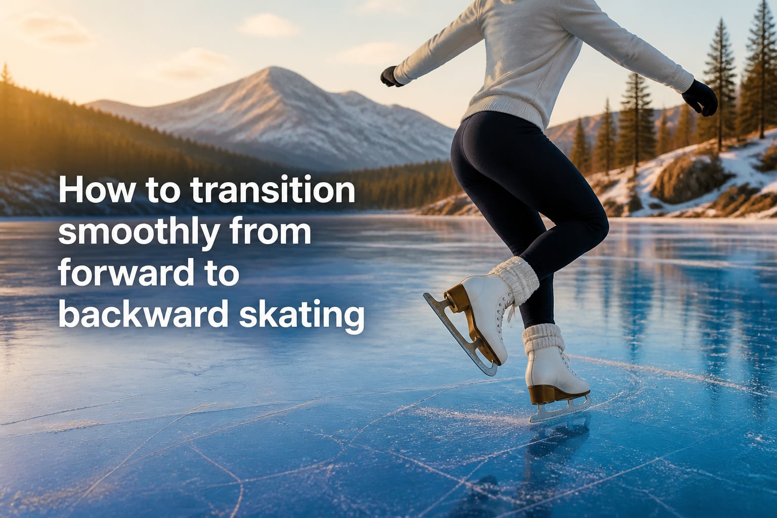 How to transition smoothly from forward to backward skating